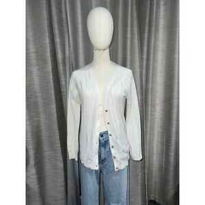 Fat Face women's‎ knit white cardigan size 10